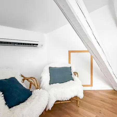 T4 Climatisé Terrasse&parking Appartement